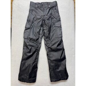 Gravity Bernice Snow Pants Black Crosshatch Waterproof Cargo Ski Snowboard S